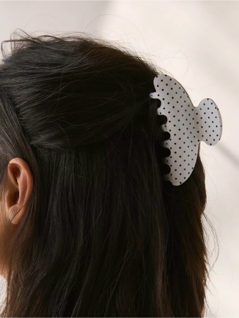 Polka Dot Claw Clip